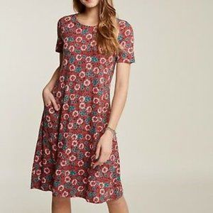 Fat Face Simone Posy Vine Midi Dress, Rose Ash, Sz US 6